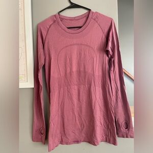 Lululemon Swiftly Tech Long Sleeve- Mauve